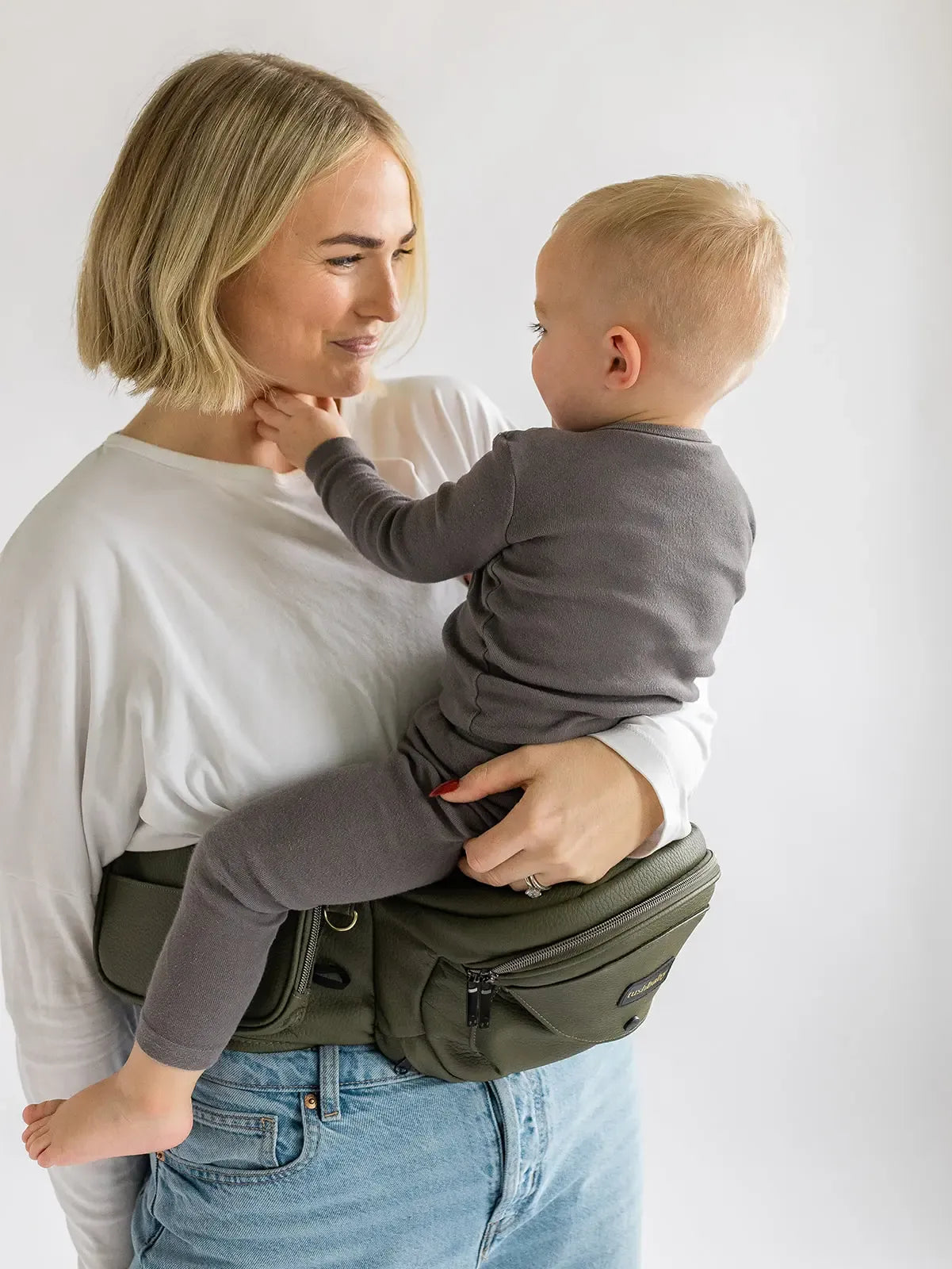 Ergonomic Baby Hip Seat Carrier 0-3Yrs, Safety Certified, Structured Support, YKK Zippers & Storage Pockets