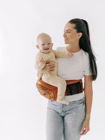 Ergonomic Baby Hip Seat Carrier 0-3Yrs, Safety Certified, Structured Support, YKK Zippers & Storage Pockets