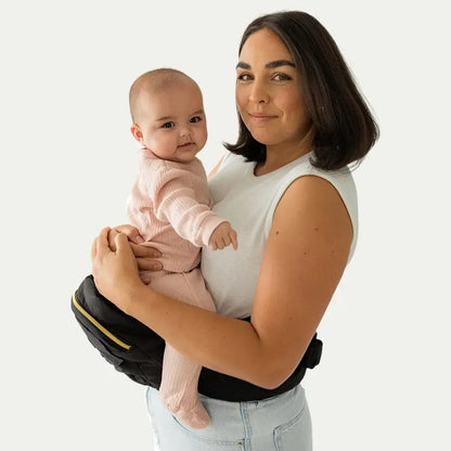 Ergonomic Baby Hip Seat Carrier 0-3Yrs, Safety Certified, Structured Support, YKK Zippers & Storage Pockets