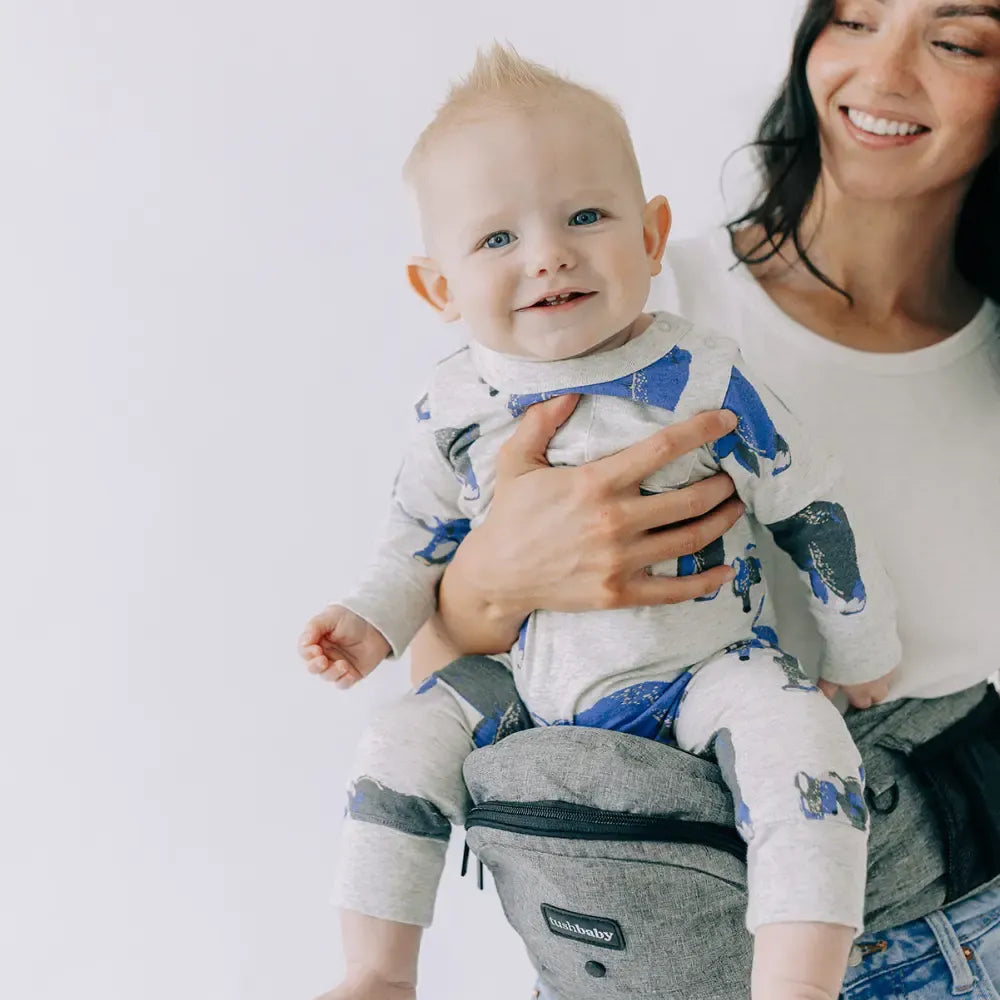 Ergonomic Baby Hip Seat Carrier 0-3Yrs, Safety Certified, Structured Support, YKK Zippers & Storage Pockets