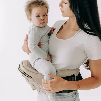 Ergonomic Baby Hip Seat Carrier 0-3Yrs, Safety Certified, Structured Support, YKK Zippers & Storage Pockets
