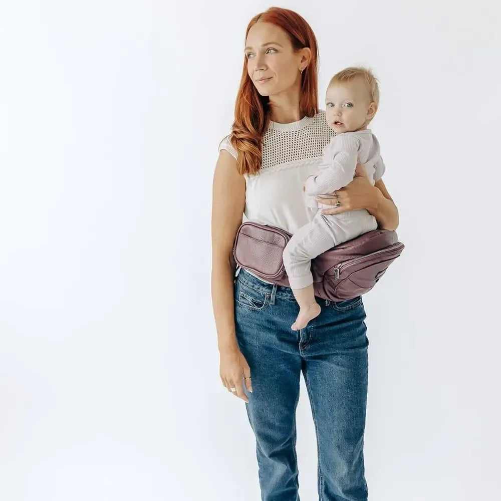 Ergonomic Baby Hip Seat Carrier 0-3Yrs, Safety Certified, Structured Support, YKK Zippers & Storage Pockets