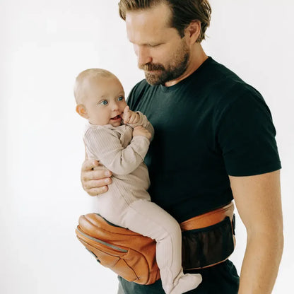 Ergonomic Baby Hip Seat Carrier 0-3Yrs, Safety Certified, Structured Support, YKK Zippers & Storage Pockets